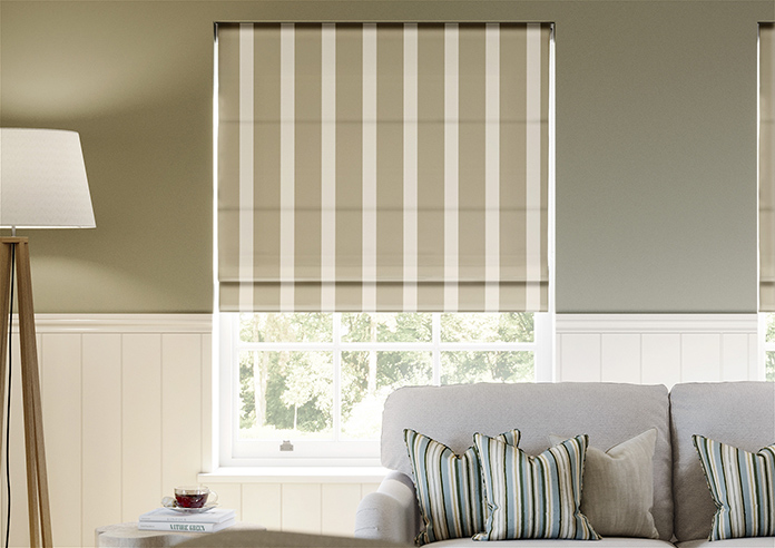 The British Stripe Co. Henry, Chilterns No.1 - Twist&Fit Roman Blind - Image 3